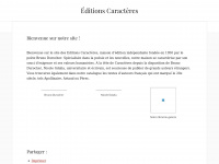 editions-caracteres.fr Thumbnail