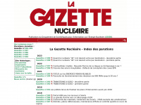 gazettenucleaire.org Thumbnail