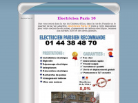 Electricienparis10.com