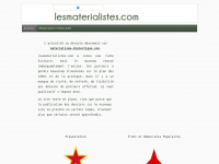 Lesmaterialistes.com