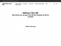 Editions-lart-dit.fr