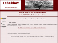 Etudes-tchekhoviennes.com