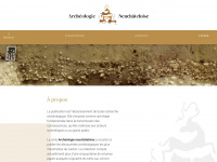 Archeologie-neuchateloise.ch