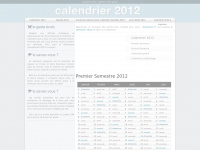 calendrier2012.net Thumbnail