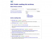 lists.w3.org Thumbnail