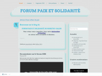 forumpaixetsolidarite.wordpress.com Thumbnail