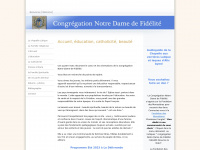 congregation-notre-dame-de-fidelite.com Thumbnail
