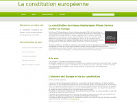constitution-europeenne.fr Thumbnail