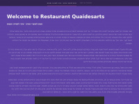 Restaurant-quaidesarts.com