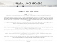 nouveaumondemagazine.com Thumbnail