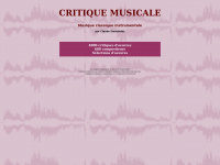 Critique-musicale.com