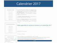 calendrier-2017.org Thumbnail