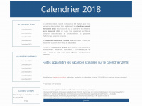 calendrier-2018.org Thumbnail