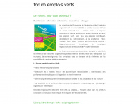 forumemploisverts.fr Thumbnail
