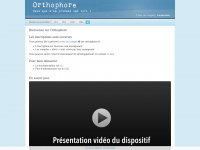 Orthophore.fr