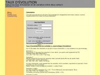 Taux-evolution.fr