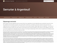 serruriersargenteuil.fr Thumbnail