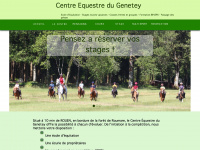 Centre-equestre-genetey.com