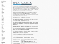 underscorejs.org Thumbnail
