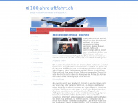 100jahreluftfahrt.ch Thumbnail