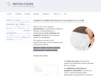 maths-cours.fr