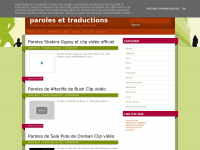 Paroles-musique.blogspot.com