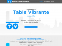 Table-vibrante.fr