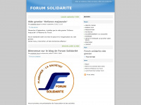 Forumsolidarite.blog.free.fr