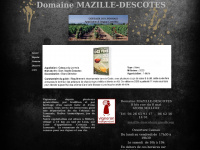 Domaine-mazille-descotes.com