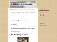 editions-scripta.com Thumbnail